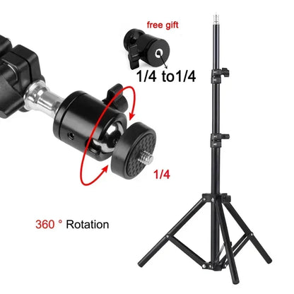 DITONG 110cm Universal Portable Bracket for magcubic HY300 pro Projector Tripod Stand Mount for magcubic HY320mini projector